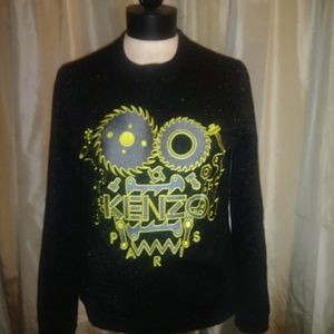 Kenzo Womens Black Monster Tools Sweatshirt M